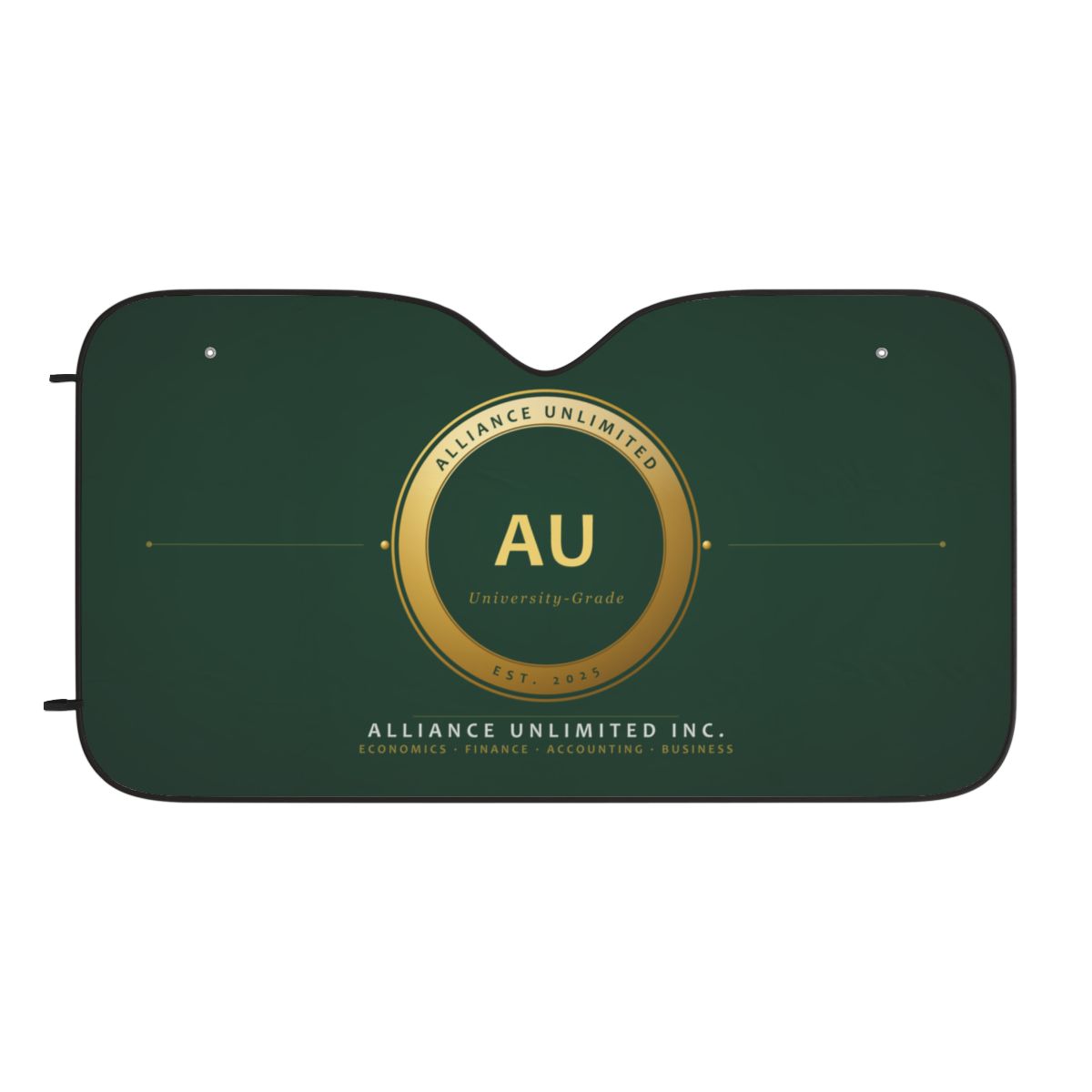 AU Sealmark Car Sunshade — front view
